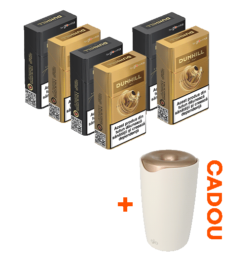 Ofertă 6 pachete Dunhill designed for glo™ la preț de 4 + Scrumiera CADOU