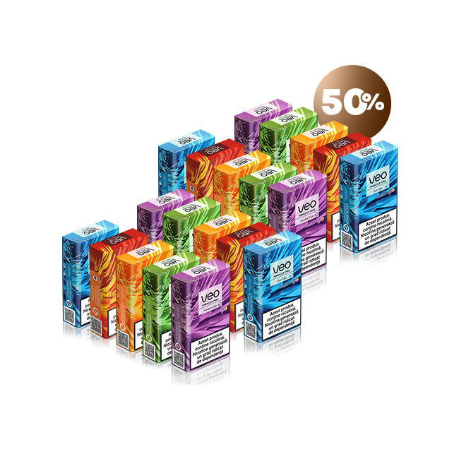 20 pachete veo™ designed for glo™ la preț de 10