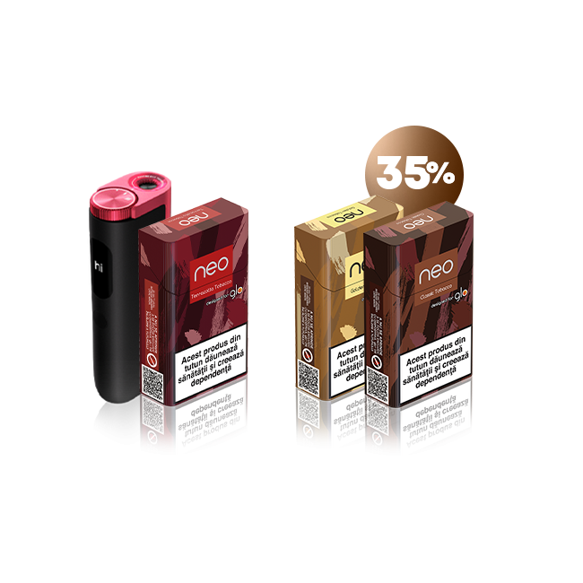 Starter Kit glo™ Hyper Pro & 1 pachet neo™ + 2 pachete CADOU