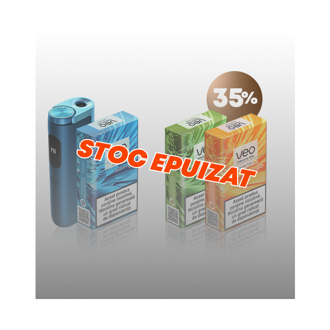 Starter Kit glo™ Hyper Pro & 1 pachet veo™ designed for glo™ + 2 pachete CADOU