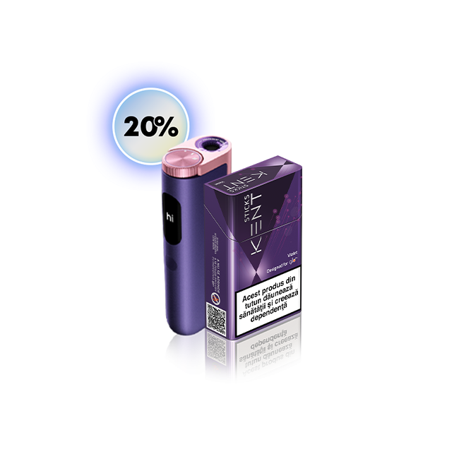 Starter Kit glo™ Hyper Pro & 1 pachet KENT designed for glo™ 20% reducere