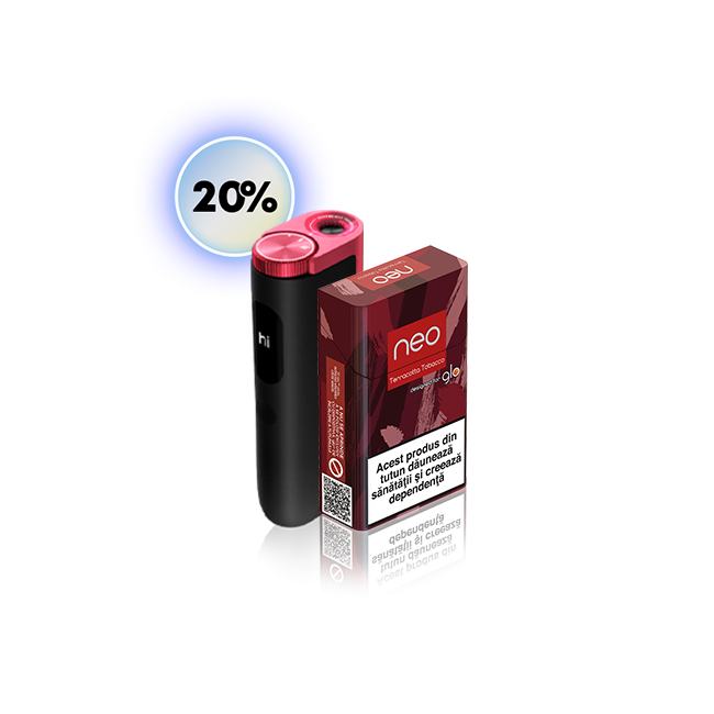Starter Kit glo™ Hyper Pro & 1 pachet neo™ 20% reducere
