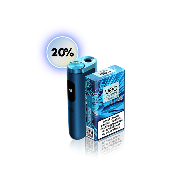 Starter Kit glo™ Hyper Pro & 1 pachet veo™ designed for glo™ 20% reducere