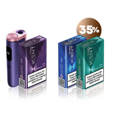 Starter Kit glo™ Hyper Pro & 1 pachet KENT designed for glo™ + 2 pachete CADOU