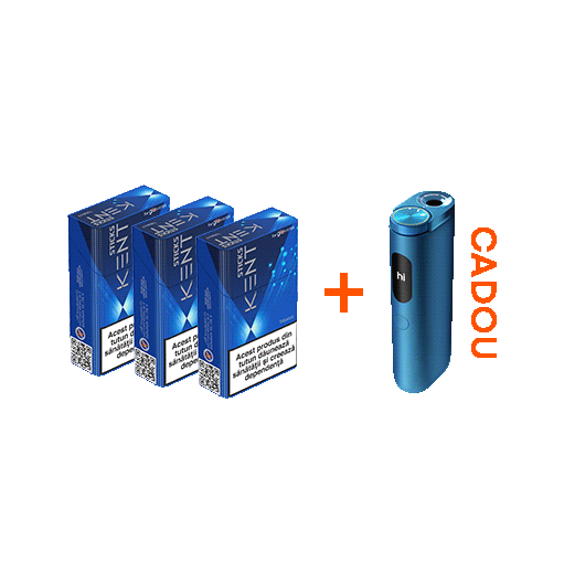 3 pachete KENT designed for glo™ Hyper  + 1 dispozitiv Hyper Pro CADOU